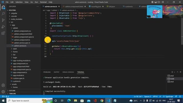 Json-file bind in angular | intermediate level part-3 смотреть онлайн