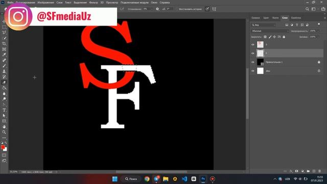#5 | PHOTOSHOPDA PROPESSIONAL LOGO TAYYORLASH ! | ADOBE PS CC 2023 DA PROFESSIONAL LOGOTIP YASASH ! смотреть онлайн