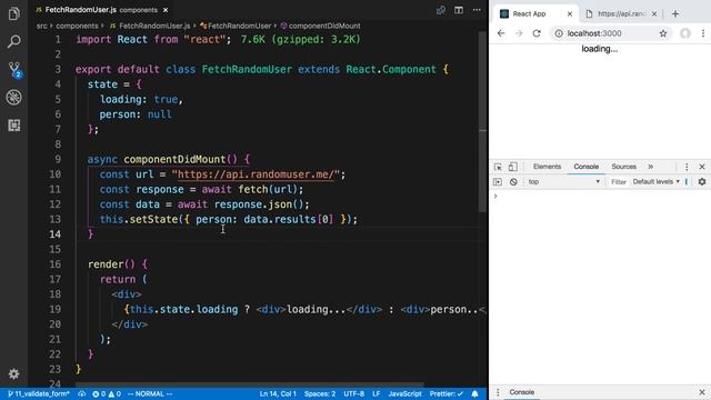 Fetch Data from an API in React.js - Part 12 смотреть онлайн