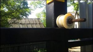 Откатные ворота самодельные.