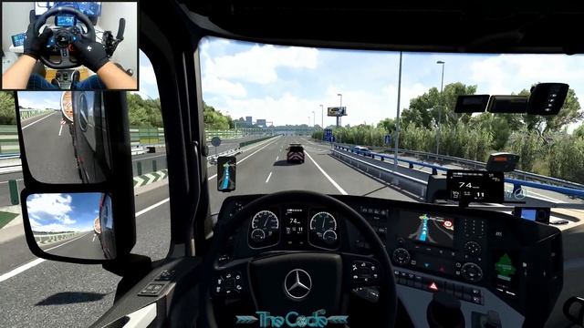 40.000Kg Airbus Airplane Special Transport Iberia - Euro Truck Simulator 2 - Logitech G29 Setup смотреть онлайн