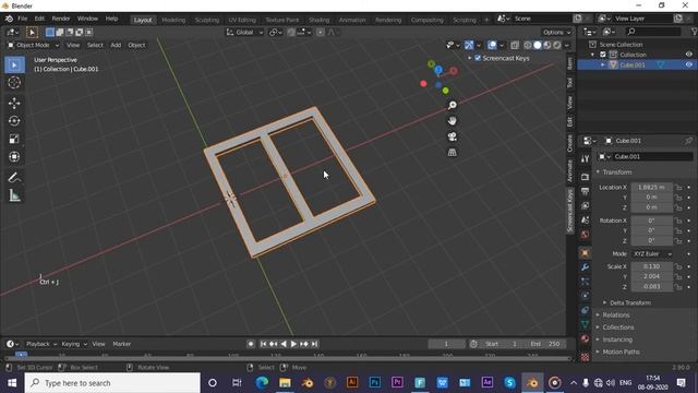 How to create simple window in blender eevee tutorial video смотреть онлайн