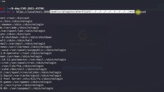 Unauth Grafana Arbitrary File Reading Vulnerability | CVE-2021-43798 | Path Traversal | POC смотреть онлайн