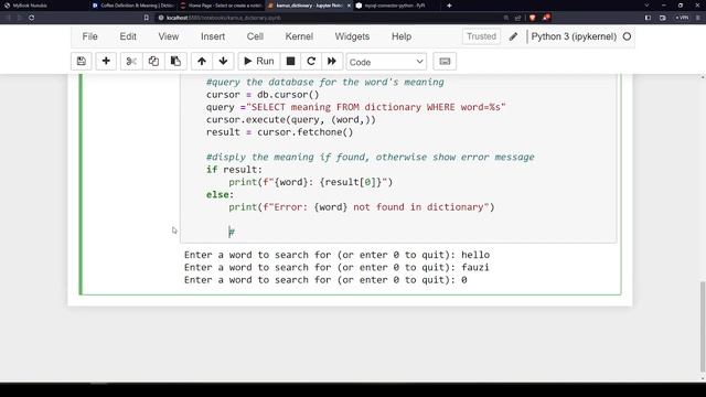 MySQL Connector Python 04 Complete Python Code смотреть онлайн