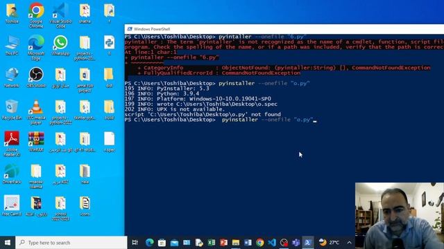 تحويل ملف بايثون إلى ملف تنفيذي Convert py to exe смотреть онлайн