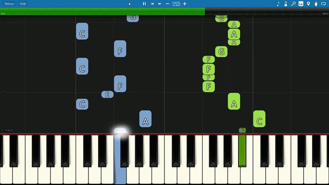 EASY piano tutorial "OO DE LALLY" Disney, Robin Hood, 1969, with free sheet music смотреть онлайн