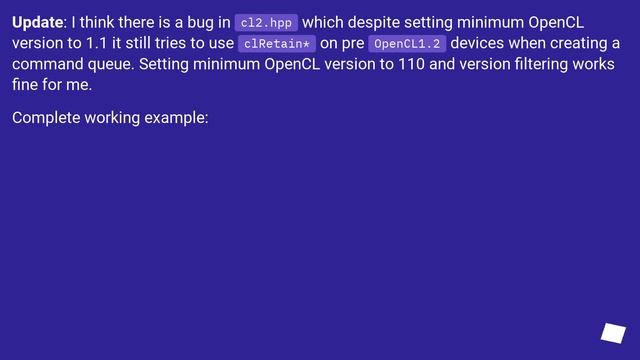 static openCL class not properly released in python module using boost.python смотреть онлайн