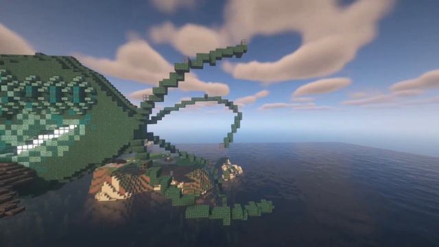 Minecraft Build Walkthrough/Tutorial - Flying Piranha Fish смотреть онлайн