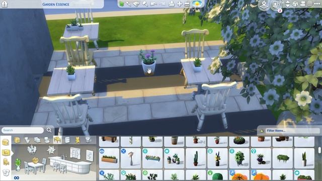 The Sims 4 Landscaping Tutorial - A Semi-Romantic Garden? смотреть онлайн