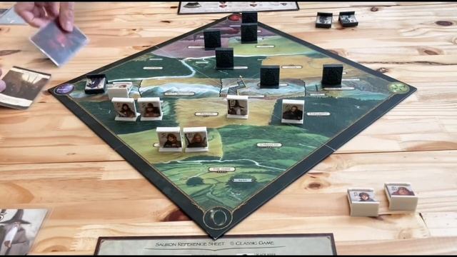 Lord Of The Rings: The Confrontation Board Game | Playthrough смотреть онлайн