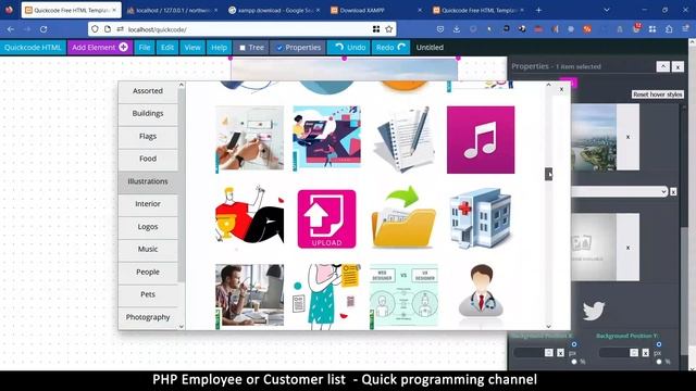 Employee or customer list in PHP + Source code | Beginner level | Quick programming tutorial смотреть онлайн