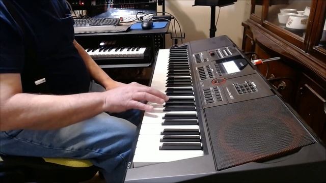 Casio CT X5000 And Roland Juno DS 61 Played Together. It sounds really great! смотреть онлайн
