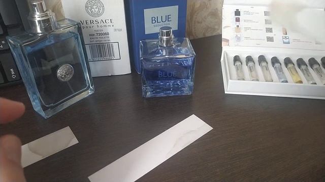 Сравнительный обзор Versace Pour Homme-Antonio Banderas Blue Seduction-Versace Man Eau Fraiche