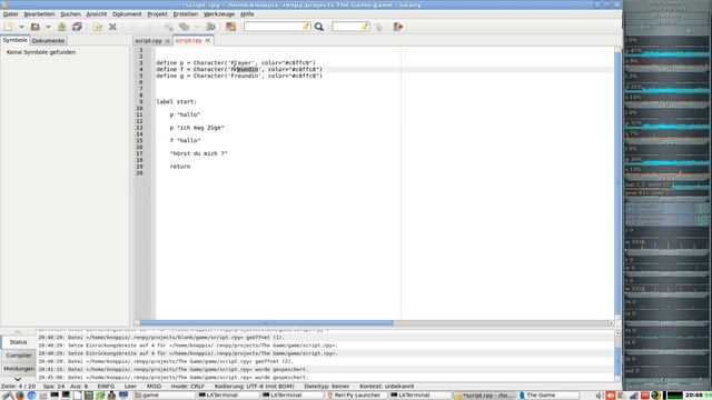 Lets Make a Visual Novels ( Ren’ai-Adventures ) in Ren'py #005 смотреть онлайн