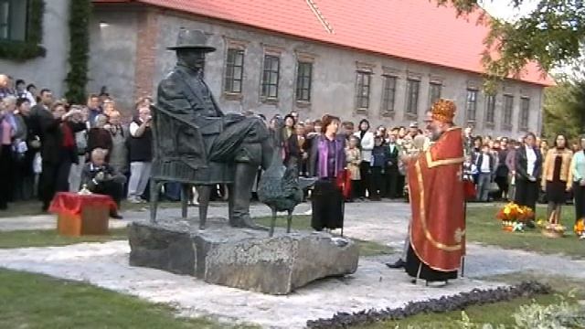 Фрагменты открытия памятника Ф.Фальц-Фейну смотреть онлайн