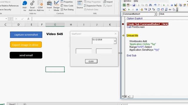 Learn Excel Video 545 - VBA How to take userform screenshot and Email смотреть онлайн