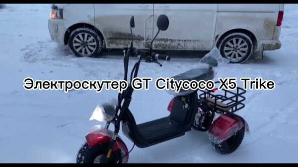 Электроскутер GT Citycoco X5 Trike