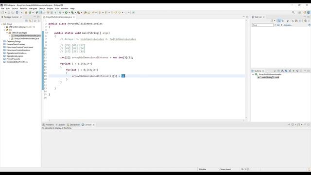 ARRAYS?ARREGLOS BIDIMENSIONALES JAVA?️MEMORIA ESTATICA смотреть онлайн