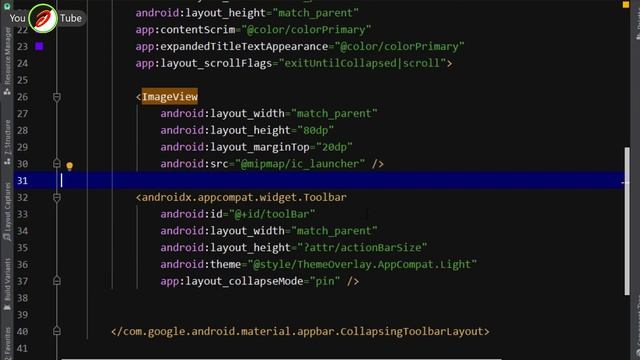 Part : 02 || How to create dynamic collapsing toolbar || ToolBar || RecyclerView App Tutorials смотреть онлайн