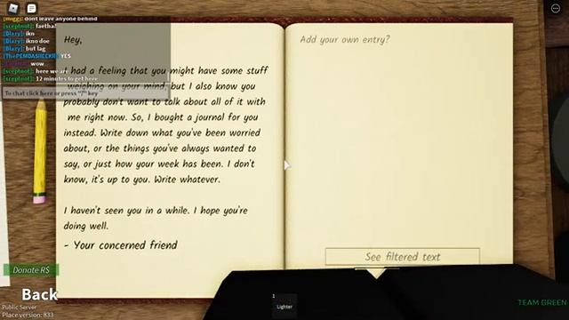 [ROBLOX] Warm Isolation - Trying to get the Your Concerned Friend badge смотреть онлайн