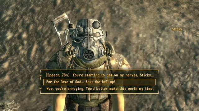 Sticky goes Icky on some Raiders | Fallout 3 смотреть онлайн