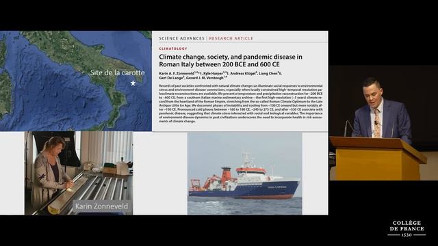 Changements climatiques et dynamiques sociales... - Kyle Harper (2024) смотреть онлайн