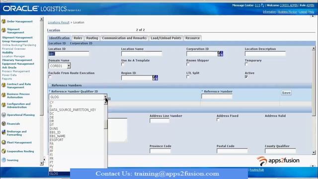 How to Manage Locations in Oracle Transport Management (OTM) смотреть онлайн