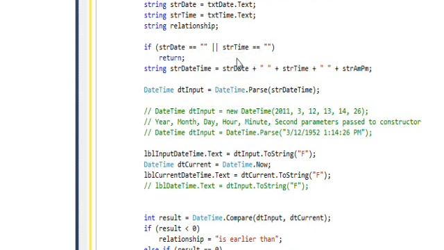 C# Edge 138 - C# DC02 - DateTime Compare смотреть онлайн