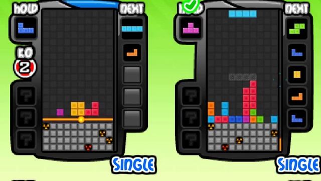 Tetris Battle 35 combo with bombs! (NEW WORLD RECORD 2017) 【Battle 2P】 смотреть онлайн