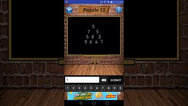 Math Puzzles Level 15 Walkthrough смотреть онлайн