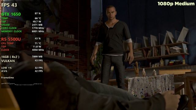 Detroit Become Human - GTX 1650 LAPTOP - 16GB RAM - Acer Aspire 7 смотреть онлайн