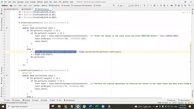 Android Addition Program with Input Validation смотреть онлайн