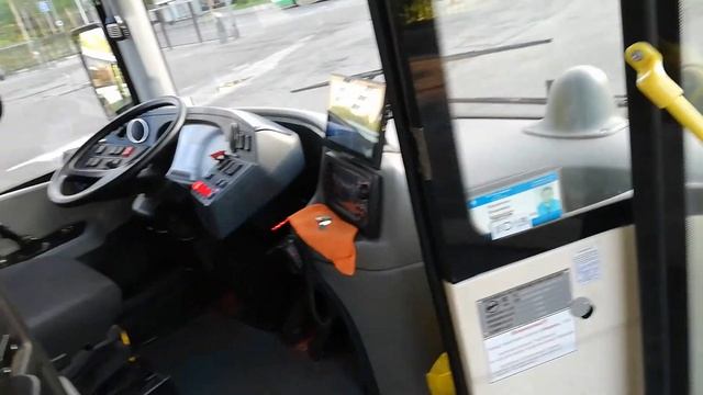 Автобусная площадка, новый автобус маршрут 223. смотреть онлайн