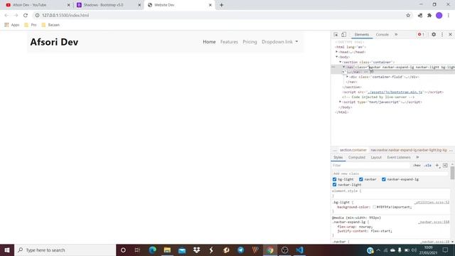 Membuat Website Responsive Menggunakan Bootstrap : Part 03 - Membuat Navbar