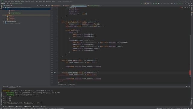 Rust - The future of programming - Week 1 (Implementing DoublyLinkedList) смотреть онлайн