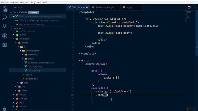 04 - How to Read Data From Database Using Vue and Axios смотреть онлайн