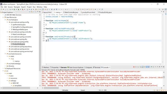 CRUD App with Spring Mvc 6, Jakarta, Ajax, Thymeleaf | Step by step смотреть онлайн