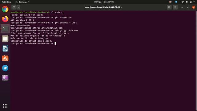 I Will Do Git Install And Configuration Into Linux смотреть онлайн