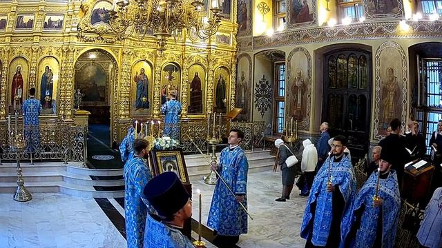 20.7.22 Всенощное бдение. Явление иконы Пресвятой Богородицы во граде Казани смотреть онлайн