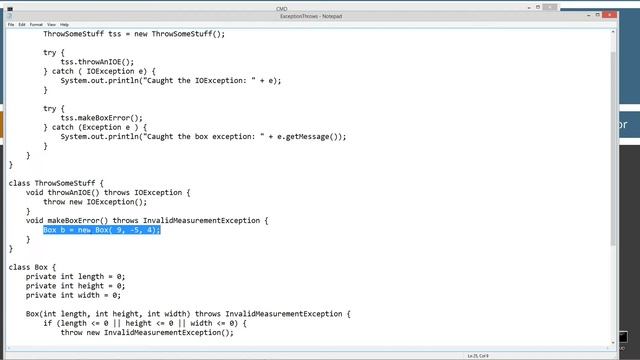 Learn Java Programming - Exceptions: Throws Keyword Tutorial смотреть онлайн