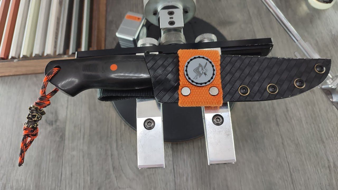 Заточка ножа Black Spot сталь PGK 63 HRC (продан) смотреть онлайн