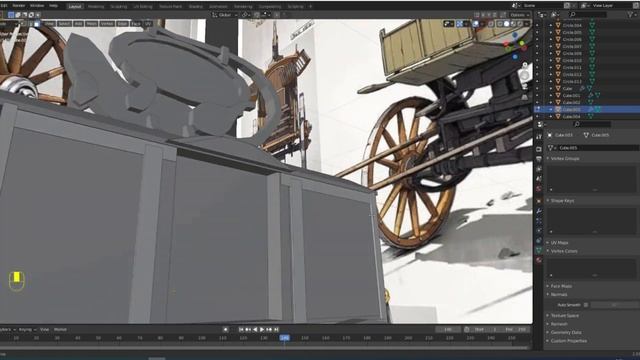 3D Modeling a Carriage in Blender 2.9 | Blender full TUTORIAL | 3D MODELING BLENDER 2.9 смотреть онлайн