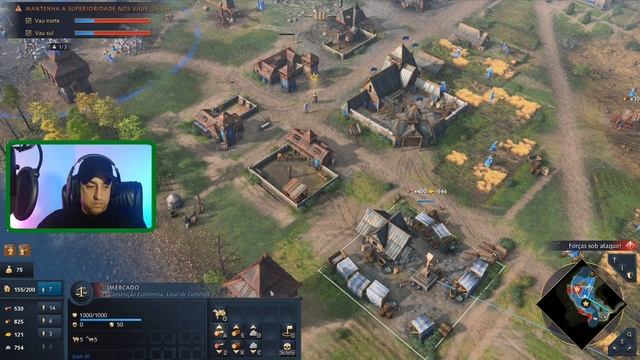 ?O GRANDE IMPASSE! Age Of Empires 4 Gameplay português PT-BR?️ смотреть онлайн