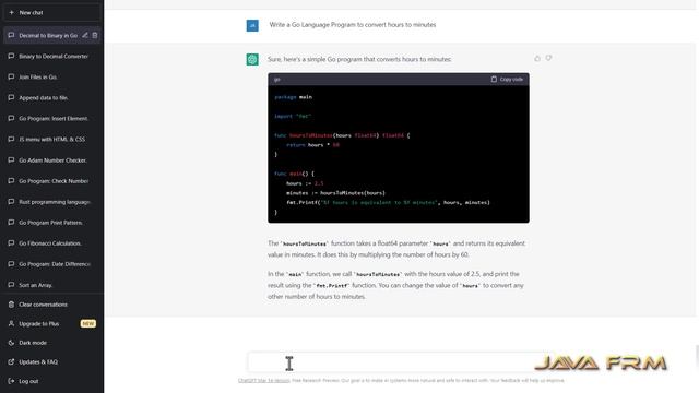 How to convert hours to minutes in Golang 1.20 смотреть онлайн