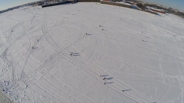 Пролёт под Троицким мостом (из к/ф "Валерий Чкалов", цвета восстановлены) смотреть онлайн