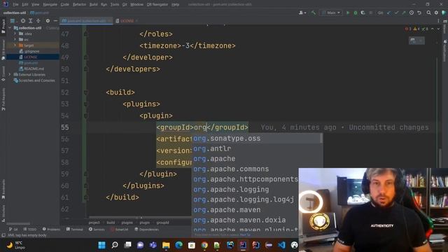 POM Plugin para desativar commits automaticos (pushChanges) смотреть онлайн