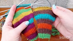 Отпуск продолжается. Странная носочная пряжа. Довязала авоську. Начала летнюю кофточку.