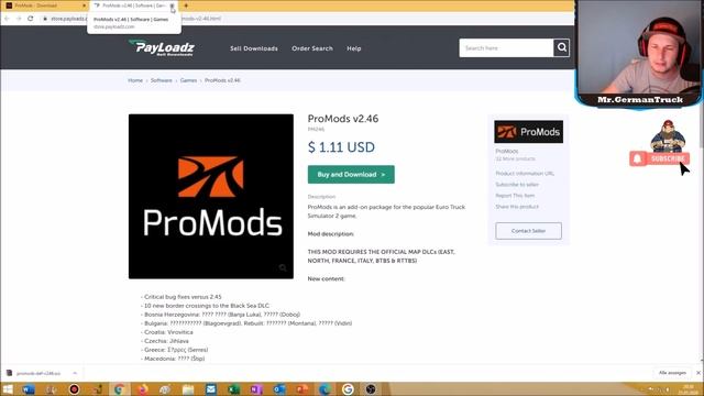 [ETS2 v1.37] Installation ProMods MAP v2.46 Tutorial смотреть онлайн