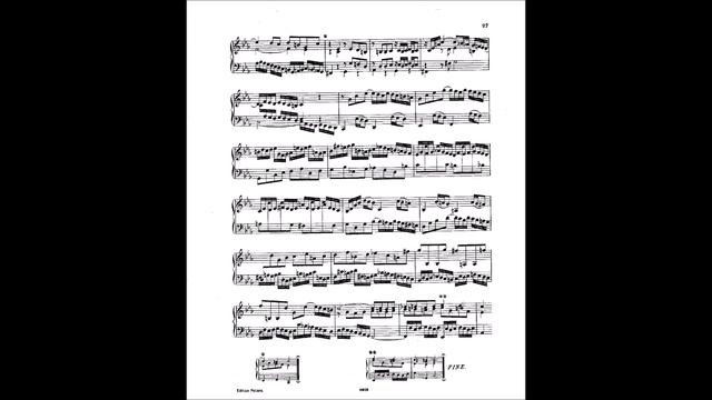 J. S. Bach: Fugue c minor BWV 906 completed by Thomas Uhlmann (the unfinished part with sheet music смотреть онлайн