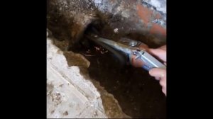 Расчеканиваем правильно.Расчеканка чугунных труб